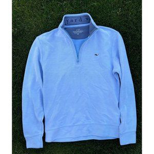 Vineyard Vines Sweater Adult XS Blue Quarter Zip Pullover Cotton Mens